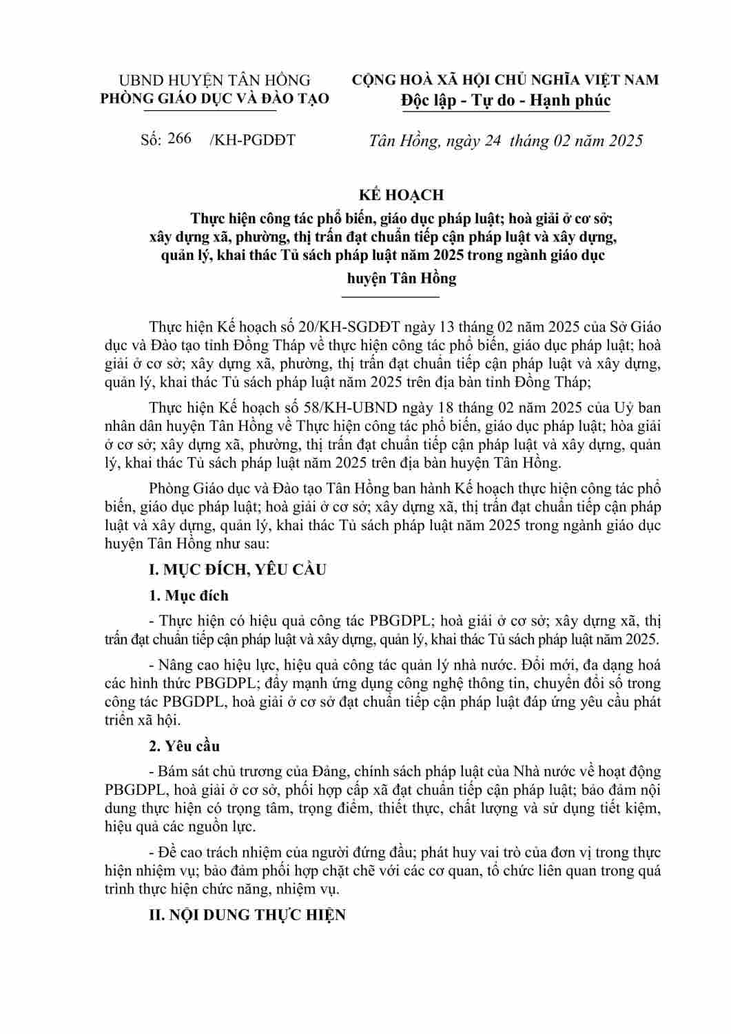 Copy of Ke hoach Thuc hien cong tac pho bien, giao duc phap luat; hoa giai o co so; xay dung xa, phuong, thi tran dat chuan tiep can phap luat va xay dung,-hình ảnh-0